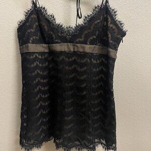BCBG Max Azria Black Lace Top for going out